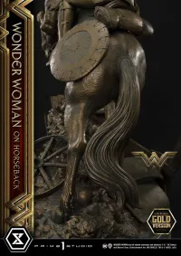 Prime 1 Studio Museum Masterline Wonder Woman (Film) Wonder Woman on HorseBack Gold Version - DC Comics - photo 14