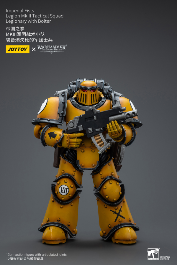 Imperial Fists   Legion MkIII Tactical Squad  Legionary with Bolter