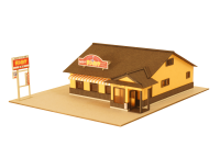 1/150 Scale Paper kit  minnano tenhohouse(suwa jounanten) 2
