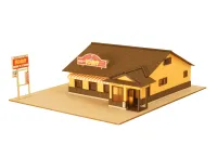 PLUM PMOA 1/150 Scale Paper kit  minnano tenhohouse(suwa jounanten) - Scale Kits - photo 2