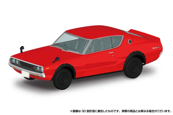 Aoshima 1/32 NISSAN C110 SKYLINE GT-R(RED) - Scale Kits