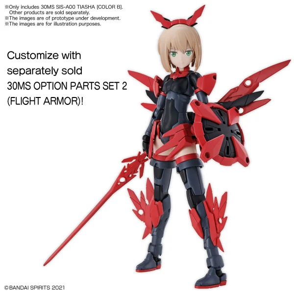 BANDAI HOBBY 30MS SIS-A00 TIASHA [COLOR B] - 30 Minutes Sisters (30MS)