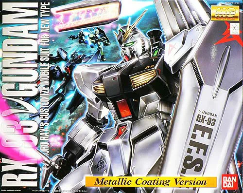 BANDAI HOBBY MG NU GUNDAM METALLIC COATING Ver. - Mobile Suit Gundam: Char's Counterattack