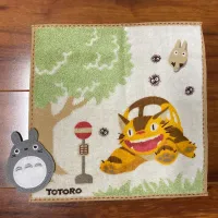 Marushin Totoro at Catbus Station Mini Towel - Studio Ghibli - photo 6