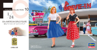 [FC10] 1:24 50’s AMERICAN GIRLS FIGURE (Two kits in the box) 1