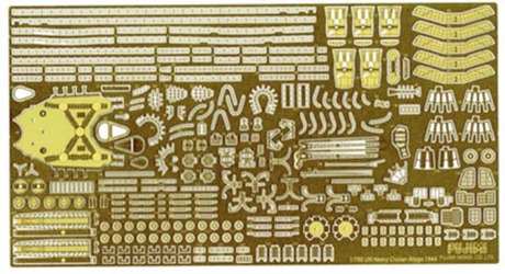 [TOKU-80 EX-101] 1/700 Photo-Etched Parts for IJN Heavy Cruiser Atago (w/2 pieces 25mm Machine Cannan)