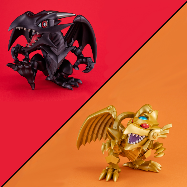 MEGATOON Yu-Gi-Oh！ Duel Monsters Red Eyes Black Dragon ＆The Winged Dragon of Ra set 【with gift】