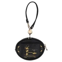 Benelic Calcifer and Bacon and Eggs - card & coin purse with reel - Howl's Moving Castle - photo 2