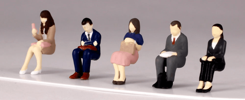 1/80 Scale super minifigure series3 That Day's Office Worker Set