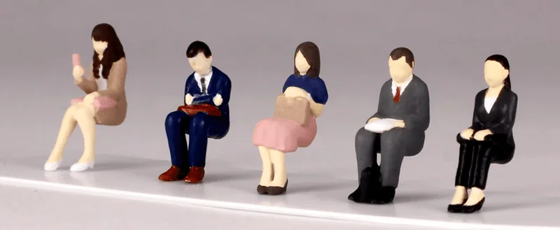 PLUM PMOA 1/80 Scale super minifigure series3 That Day's Office Worker Set - Scale Figures