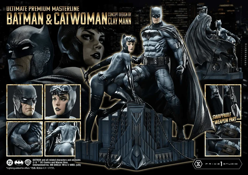 Prime 1 Studio Ultimate Premium Masterline Batman (Comics) Batman & Catwoman (Concept Design by CLAY MANN)		 - DC Comics