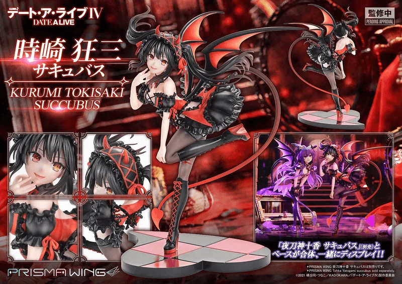 Prime 1 Studio PRISMA WING DATE A LIVE Kurumi Tokisaki succubus 1/7 Scale Pre-Painted Figure			 - Date A Live