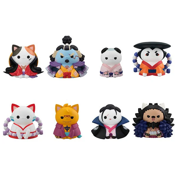 MegaHouse MEGA CAT PROJECT ONE PIECE Nyan Piece Nyan！Ver. Luffy in Wano Kuni (1pc) - ONE PIECE