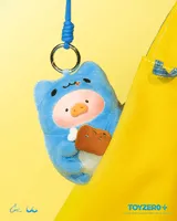 TOYZEROPLUS LuLu the Piggy x Capoo - Foodie Lu PVC Face Plush Keychain - LuLu The Piggy - photo 1