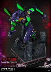 Prime 1 Studio Ultimate Diorama Masterline Evangelion Test Type-01 Night Battle Version - Neon Genesis Evangelion - photo 7