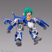 VF-25G MESSIAH VALKYRIE (MICHAEL USE) with RANKA Macross Frontier, Bandai Spirits Tiny Session 4
