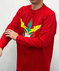GOOD SMILE COMPANY (L) Bang Brave Face Logo Long T-Shirt Red - Bang Brave Bang Bravern - photo 7