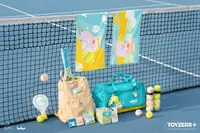 TOYZEROPLUS LuLu the Piggy Tennis Series - 3D Silicone Keychain - LuLu The Piggy - photo 2