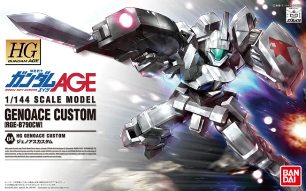 BANDAI HOBBY HG 1/144 #04 Gundam Age Genoace Custom - Mobile Suit Gundam AGE