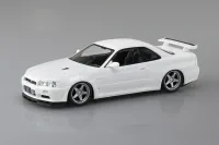 Aoshima NISSAN R34 SKYLINE GT-R CUSTOM WHEEL(WHITE PEARL) - Scale Kits - photo 1