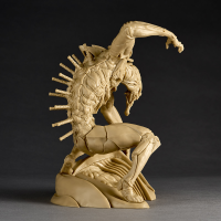 SCULPTURE WORKS Evangelion Unit 2 Beast Transformation  2nd Form The Beast Geofront Blood Battle Beige Color Ver. 17