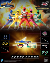 Power Rangers Zeo - FigZero 1/6 Zeo Rangers Pack 9