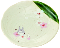 Totoro Traditional Japanese Dish Series - Dinner Plate (Sakura/Cherry Blossom) 1