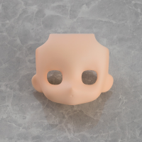 Nendoroid Doll Customizable Face Plate - Narrowed Eyes: Without Makeup (Peach) 1