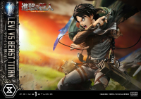 Ultimate Premium Masterline  TV animation Attack On Titan  Levi versus Beast Titan Bonus Version 5