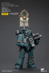 JOYTOY Sons of Horus MKIV Tactical Squad Legionary with Legion Vexilla - Warhammer 40K - photo 7