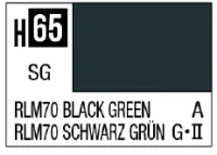 GSI Creos AQUEOUS HOBBY COLOR - H65 SEMI-GLOSS RLM70 DARK GREEN (GERMAN AIRCRAFT) - photo 1