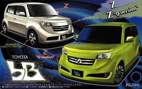 [ID-31] 1/24 TOYOTA bB Z "Q version and X version"  both type