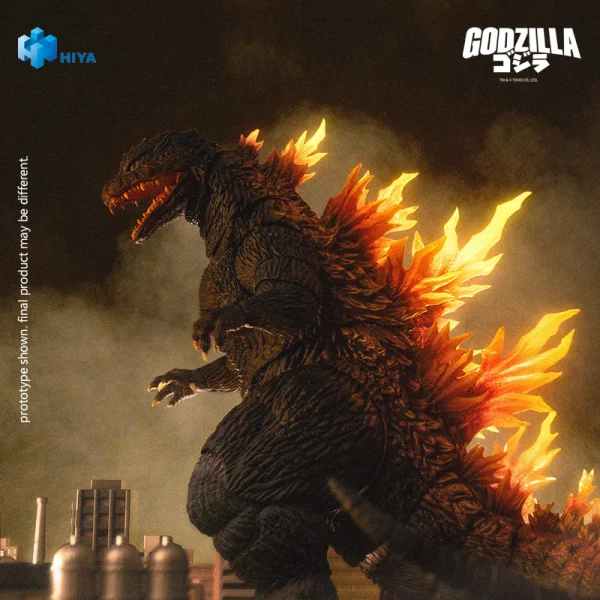 HIYA TOYS Exquisite Basic Series None Scale 7 Inch Godzilla 2000 Heat Ray Godzilla Action Figure - Godzilla