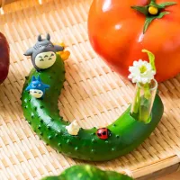 Benelic Totoro and Vegetable single vase - Cucumber "My Neighbor Totoro" (Box/3) - My Neighbor Totoro - photo 1