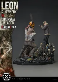Prime 1 Studio Ultimate Premium Masterline Resident Evil 4 Leon S. Kennedy versus Chainsaw Villager - Video Games - photo 36
