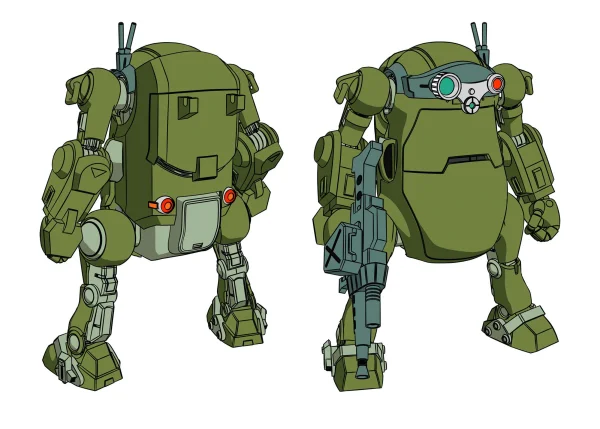 Hasegawa 1/35 MechatroWeGo VOTOMS collab series Vol.1 “SCOPEDOG & CHIRICO”(Two kits in the box) - CREATOR WORKS SERIES
