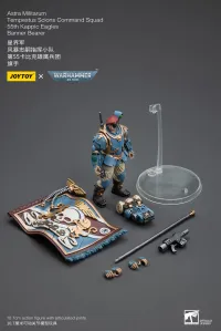 JOYTOY Astra Militarum Tempestus Scions Command Squad 55th Kappic Eagles Banner Bearer - Warhammer 40K - photo 8