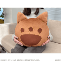 Monster Hunter Wilds cat shaped cushion 3