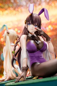 Hakoiri-musume Elfine Phillet wearing flower’s purple bunny costume with Nip Slip Gimmick System - The Demon Sword Master of Excalibur Academy - photo 21