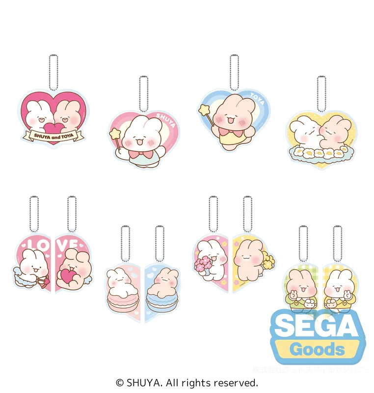 SEGA "SHUYA" Heart Shaped Acrylic Keychain (EX) - SHUYA