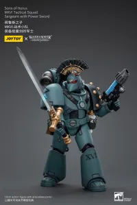 JOYTOY Sons of Horus MKVI Tactical Squad Sergeant with Power Sword - Warhammer 40K - photo 8