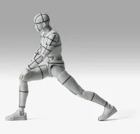 TAMASHII NATIONS BODY-KUN-Sports- Edition-WIRE FRAME- (Gray Color Ver.) "BODY-KUN/BODY-CHAN", TAMASHII NATIONS S.H.Figuarts - Hyper Body - photo 2