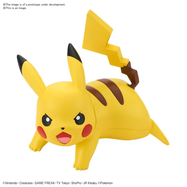 BANDAI HOBBY Pokemon Model Kit Quick!! 03 PIKACHU (Battle Pose) - Pokémon