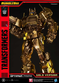 Museum Masterline Transformers: Bumblebee (Film) Optimus Prime Cybertron Edition Gold Version 4