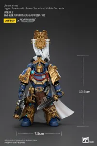 JOYTOY Ultramarines Legion Praetor with Power Sword and Volkite Serpenta - Warhammer 40K - photo 5