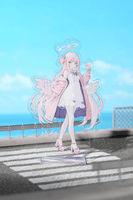Blue Archive Holiday Saunter Series Acrylic Stand (MIKA) 3