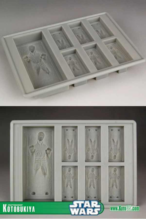 KOTOBUKIYA STAR WARS HAN SOLO IN CARBONITE SILICON TRAY - Star Wars