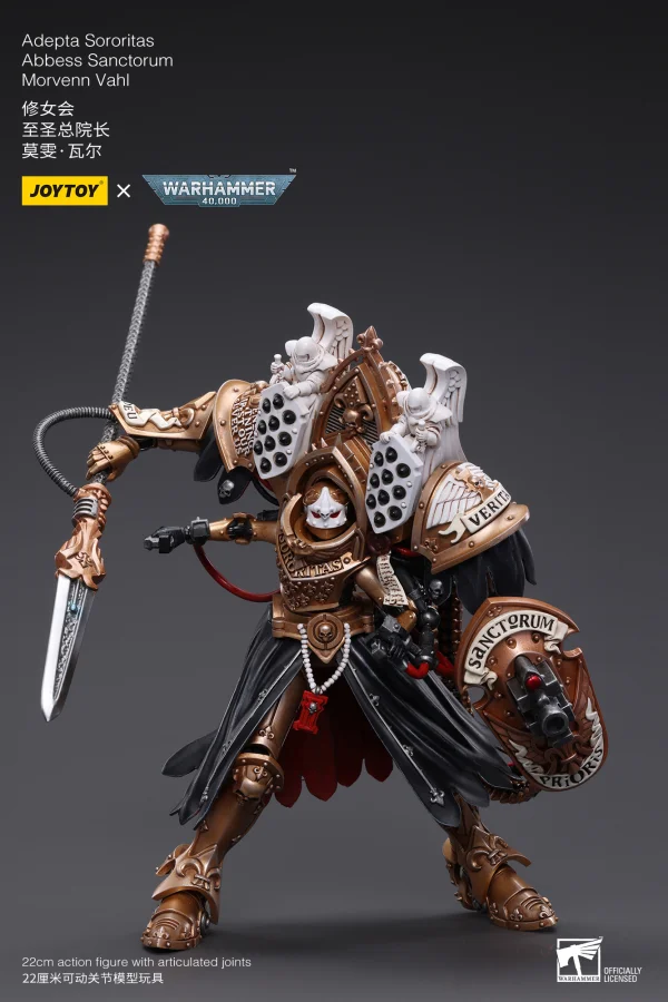 Adepta Sororitas Abbess Sanctorum Morvenn Vahl