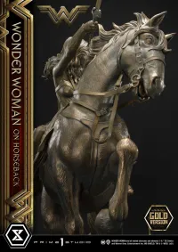 Prime 1 Studio Museum Masterline Wonder Woman (Film) Wonder Woman on HorseBack Gold Version - DC Comics - photo 10