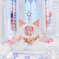 Puella Magi Madoka Magica the Movie -Rebellion- Fluffy Keychain Pinback Button Case 6